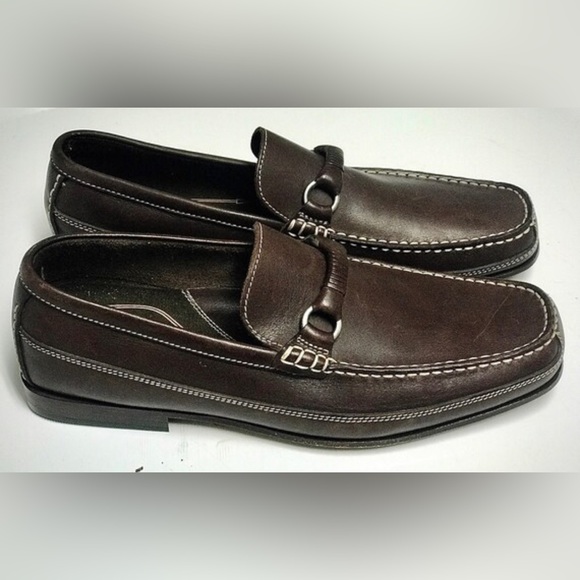 Men’s 9 M Brown Leather ROCKPORT Dynamic Suspension System Loafers main image 4